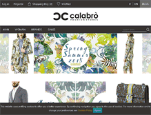 Tablet Screenshot of calabromoda.com
